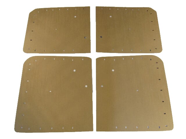 Trunk Floor Mat Cover for 1946-1948 Plymouth Brown 2pc Made in USA