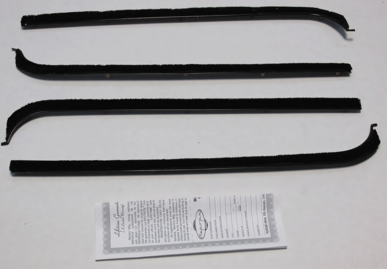 Fairchild Automotive Window Sweeps Felts – Inner & Outer Kit – Set Of 4 – Dodge Plymouth 80-93